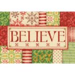 (image for) Mini Believe Counted Cross Stitch Kit